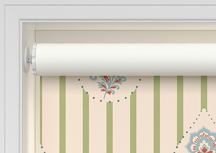 Petal & Block Bolli Stripe, Neem - Twist & Fit Roller Blind - Image 9